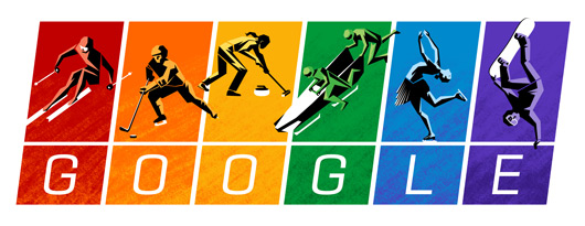 2014 Winter Olympics Google Doodle