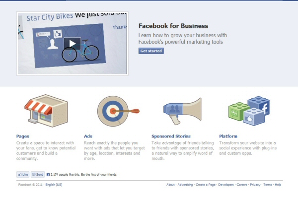 Facebook For Business Landing Page