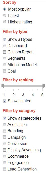 Filter Options